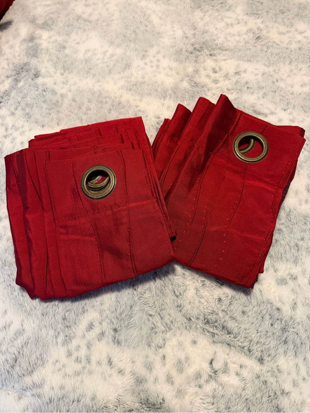 Burgundy window panels 2pk , black out ,
